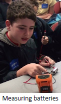 Measuring batteries